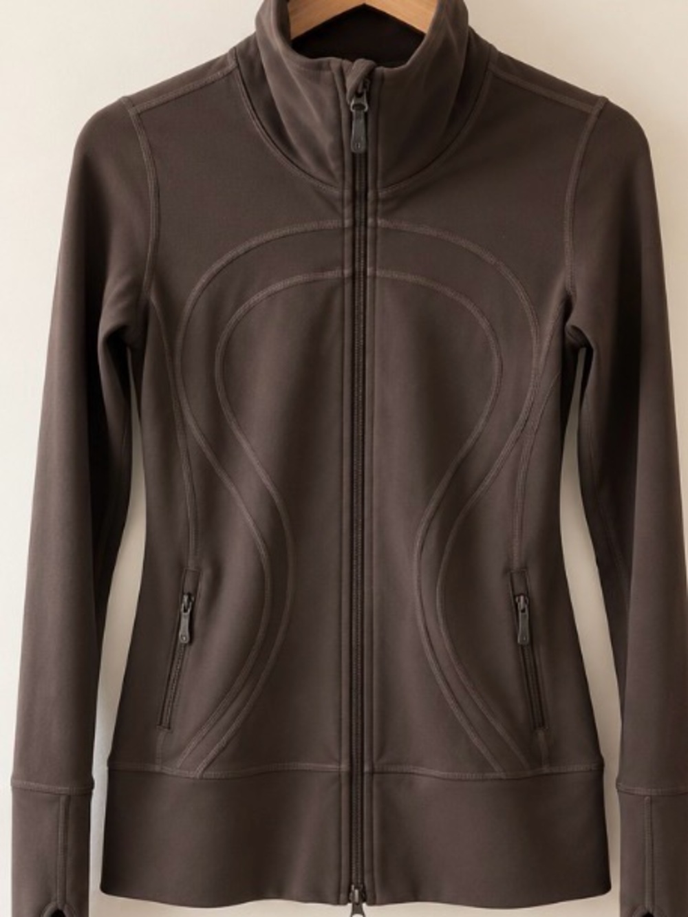 lululemon athletica Chocolate Brown Full-Zip Utility Jacket